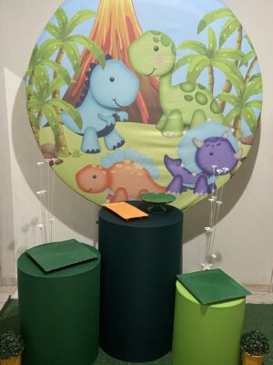 Kit Decoração para Aniversário Infantil Dinossauro